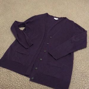 Purple Cardigan